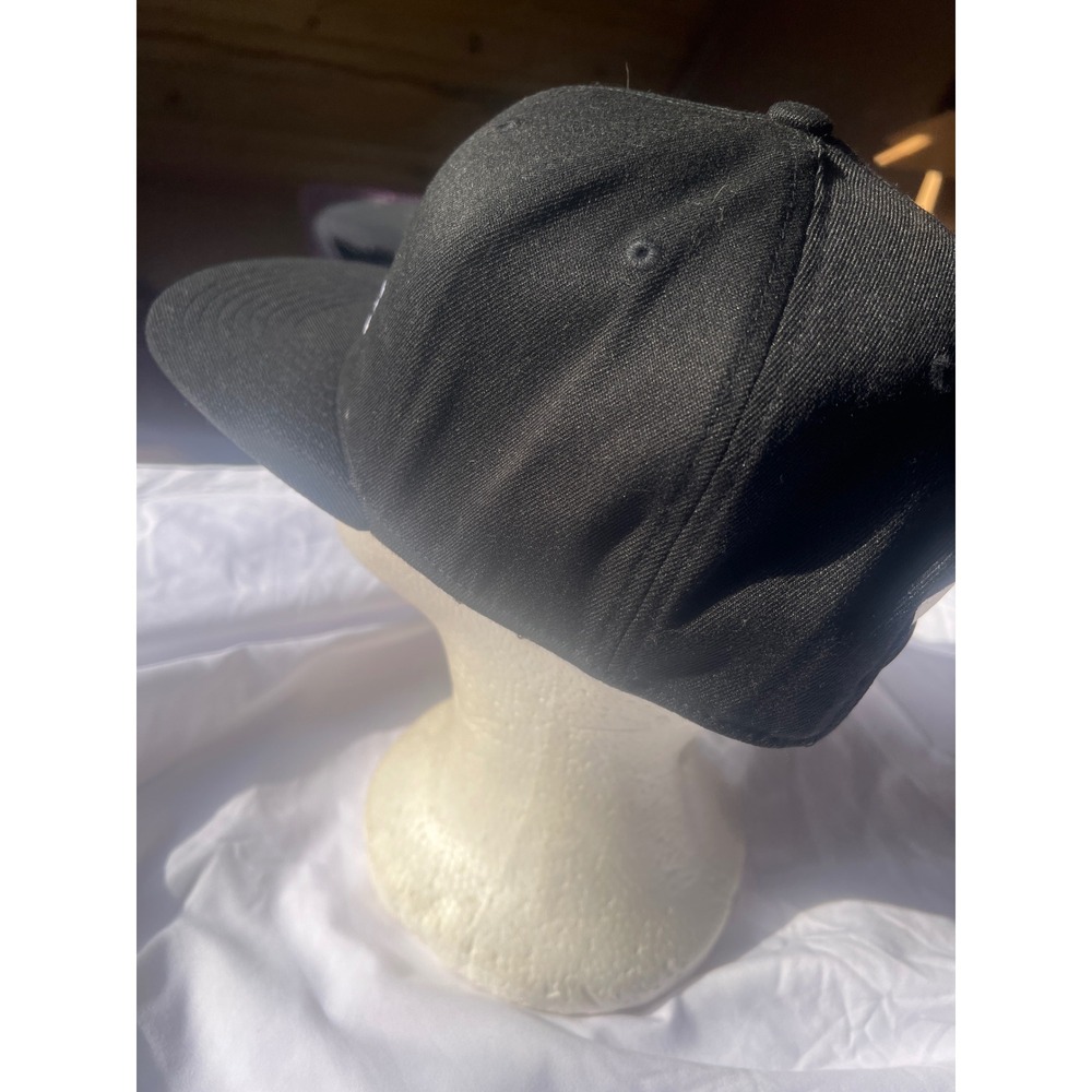 Rock Rye American Bar Snapback‎ Hat Black Embroidered Rooster Logo - Picture 2 of 4